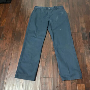 Carhartt Work Pants Men’s Size 38x34 Navy Stained Work Wear